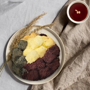 강릉 말랑곳간 카스테라 인절미(초당 옥수수, 강원도 쑥, 초코, 프리미엄) 260g